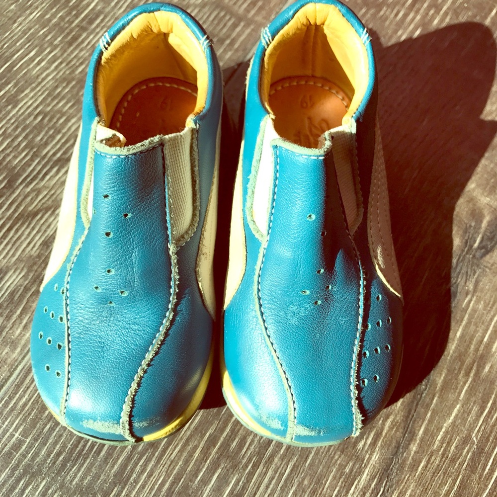 Authentic Italian leather toddler shoes